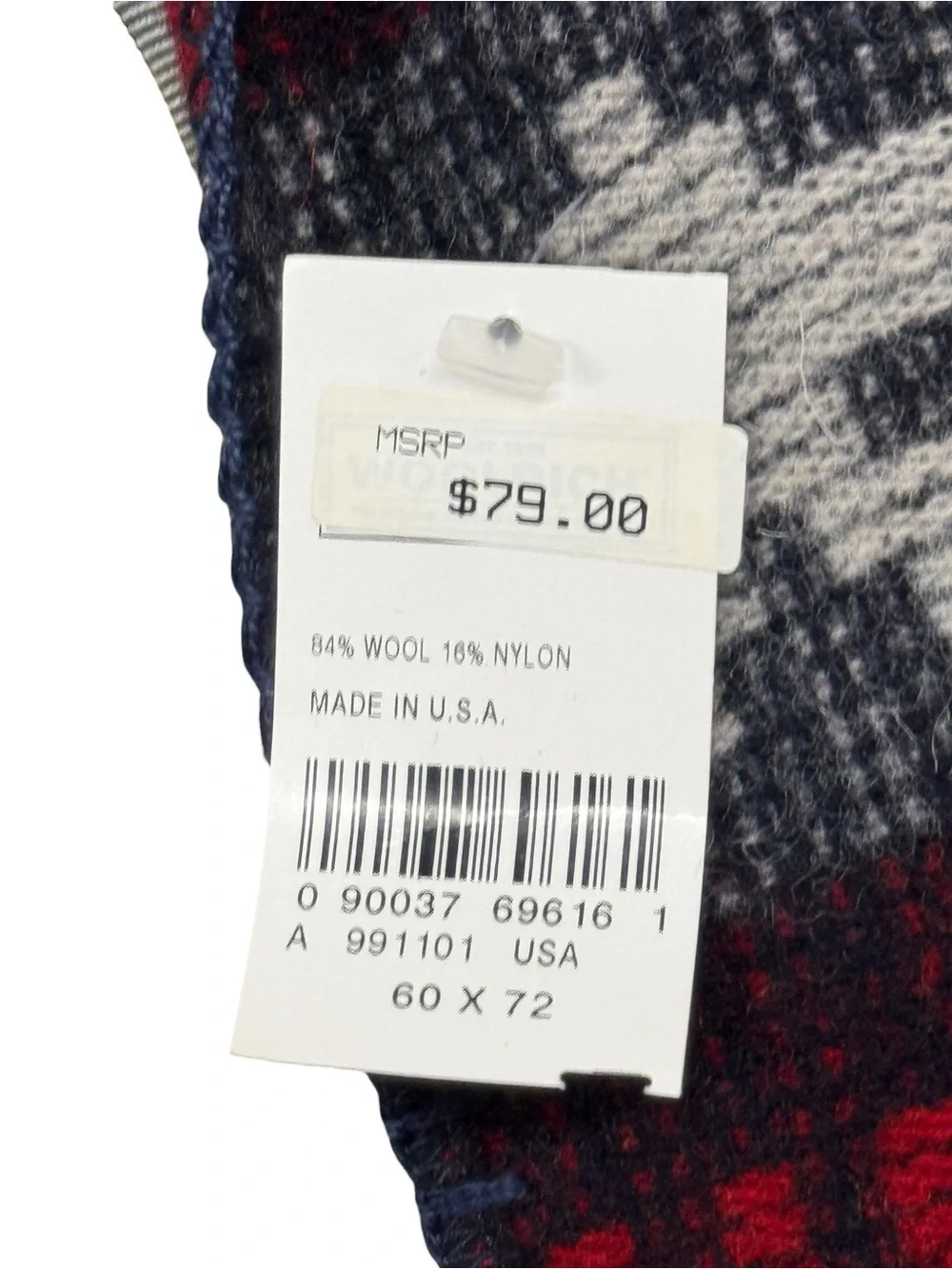 Woolrich Freedom Throw Blanket 60x72